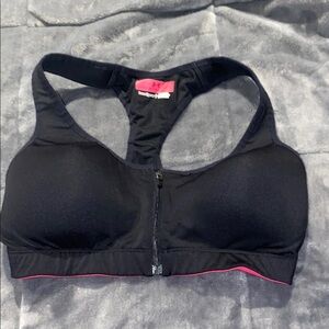 Under Armour Black and Pink Sports Bra